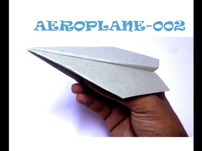 # how to make an AeroPlane (rocket) with paper that can fly -2 simple.DIY.Origami.paper craft