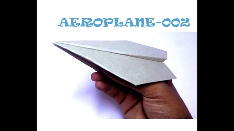 # how to make an AeroPlane (rocket) with paper that can fly -2 simple.DIY.Origami.paper craft