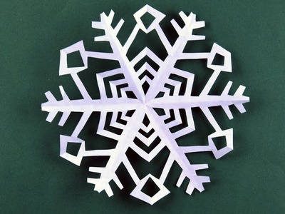 How to make an easy christmas star with paper ❄ №26 ❄ Paper Snowflake ❄ DIY Christmas Decor