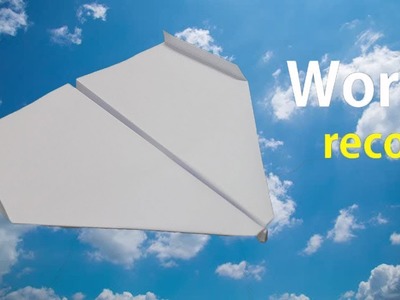 HOW TO MAKE BEST PAPER PLANES in the World - Paper Airplanes that FLY FAR 1000 feet | tutorial