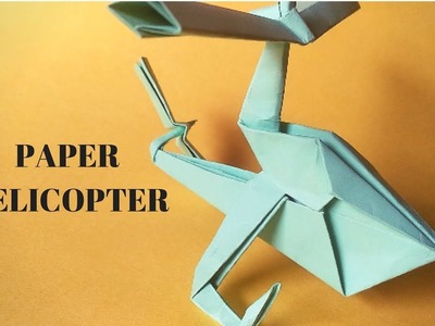 How To Make Cool Paper Helicopter | Origami Helicopter | InnoVatioNizer
