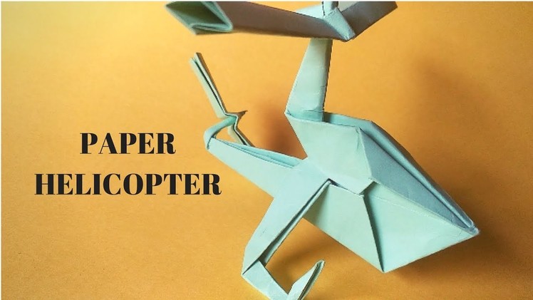 How To Make Cool Paper Helicopter | Origami Helicopter | InnoVatioNizer