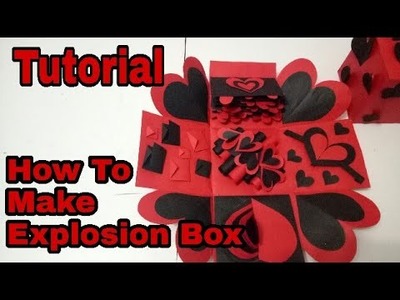 How To make.Decorate parts of Explosion Box . Tutorial. ArtsHub Handmades
