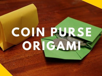 How to make easy coin purse origami