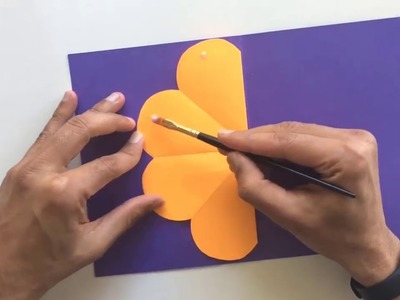 How to Make Flower Popup Card - DIY | Origami, Paper Crafts: Quick & Easy Tutorial