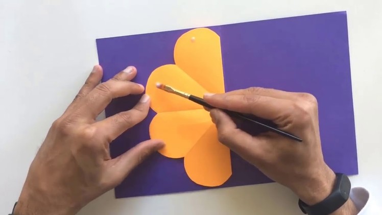 How to Make Flower Popup Card - DIY | Origami, Paper Crafts: Quick & Easy Tutorial