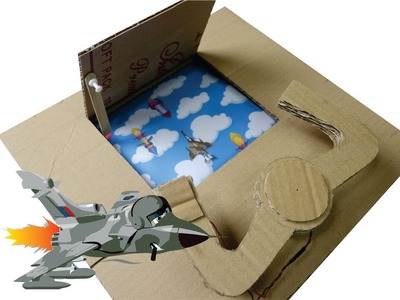 How to Make JetFighter Games Desktop Cardboard DIY