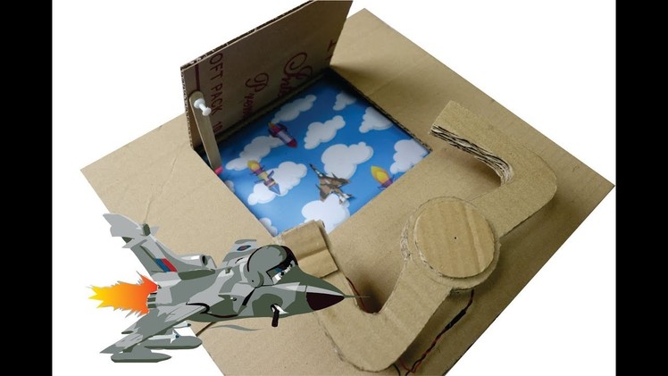 How to Make JetFighter Games Desktop Cardboard DIY