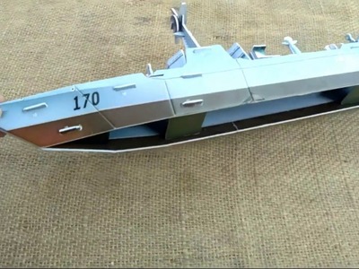 How to make navy ship with paper