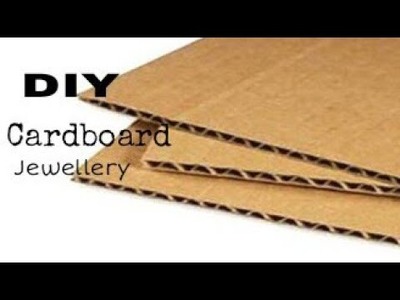 How to make necklace with cardboard #best out of waste