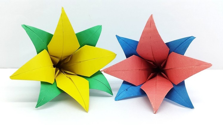 How to make Paper Flowers - Origami Flower Tutorial