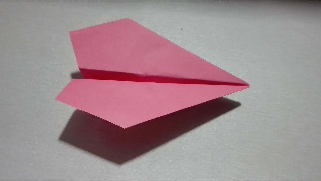 How To Make Paper Planes That Fly Far And Fast Very Easy Origami Plane