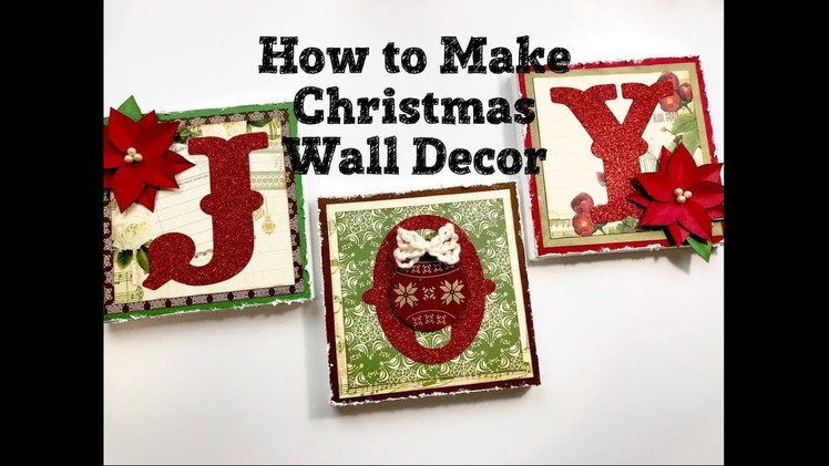 Live, DIY Christmas Ornaments & Decor.How to Make Christmas Wall Decor