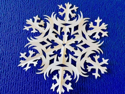 Making easy paper snowflakes. How to cut paper snowflakes. Try you will