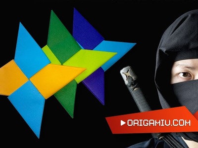 Ninja Star Shuriken - tutorial model paper origami
