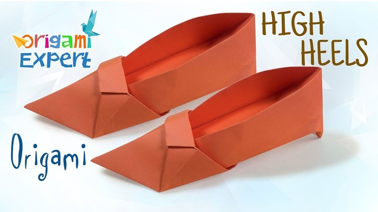 Origami HEELS | How To Make a Paper Shoe | How To Make a Doll Shoe