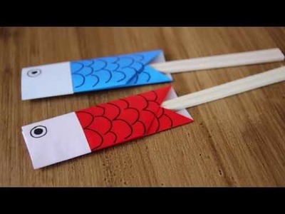 (Origami) How to Make Koinobori Origami