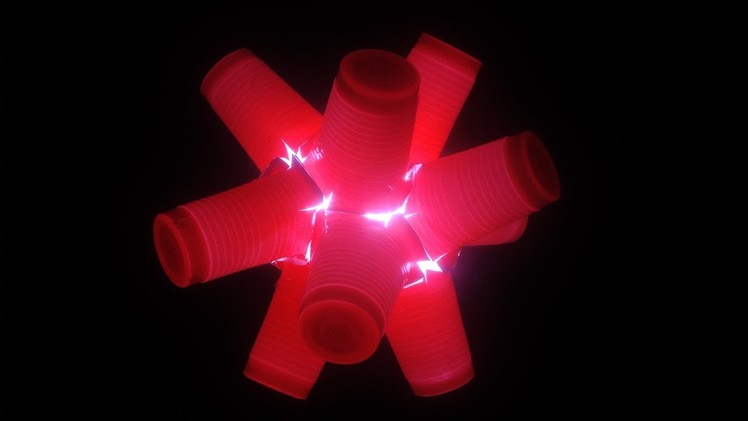 Paper cup lamp DIY   best out of waste project