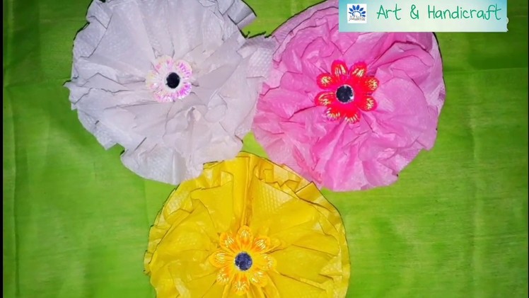 PAPER FLOWER.TISSUE PAPER FLOWER