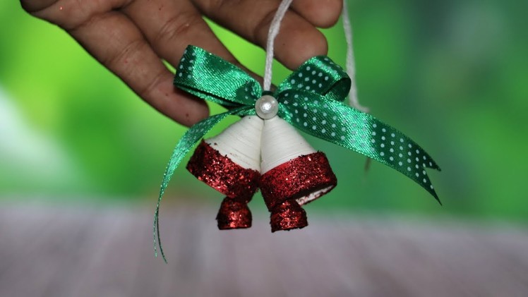 Paper Quilling Christmas Bells | DIY Christmas Tree Ornaments | Little Crafties