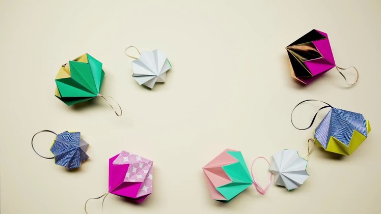 Paperchase - How to Make a Christmas Decoration