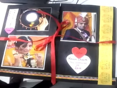 Romantic ScrapBook Idea: Perfect Valentine gift for Boyfriend. Girlfriend