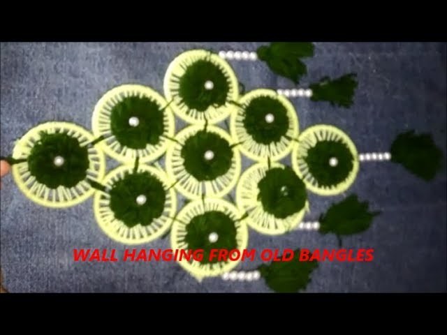 Wall Hanging from Old Bangles|how to make wall hanging|Best From Waste ideas