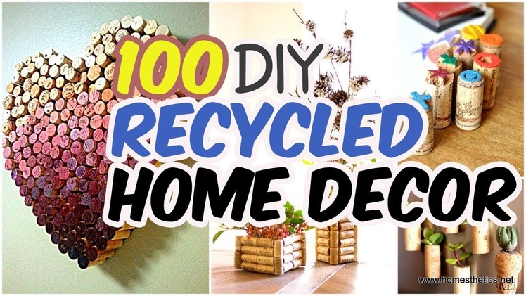 ???? 100 Insanely Creative DIY Recycled Home Decor Projects ???? Home Decor Ideas
