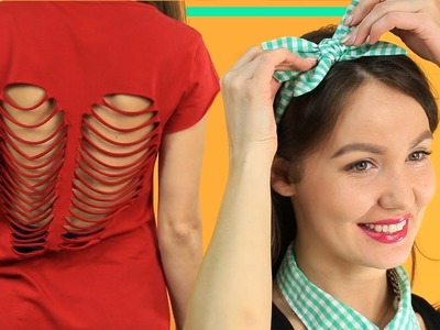 4 cool DIY experiments with clothes. How to create a one-of-a-kind image. Tips and Tricks