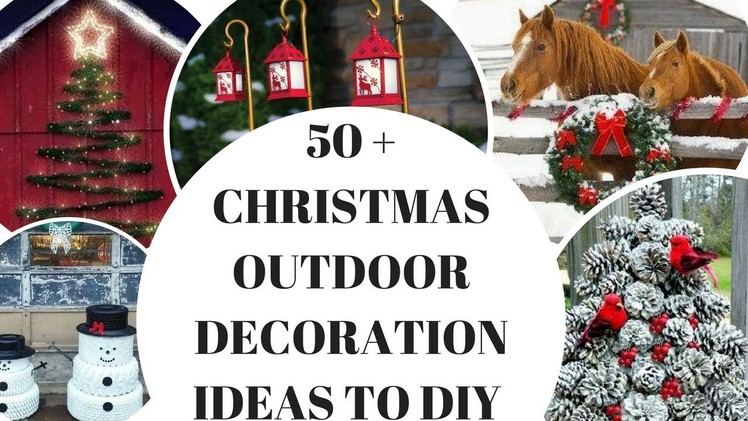 50+ Christmas Outdoor Decorations Ideas Easy To DIY