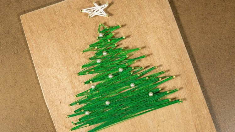 Amazing DIY for Christmas: Decorate Home with String Art