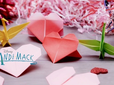 Andi’s Origami Valentine’s Day Hearts???? | Andi Mack | Disney Channel
