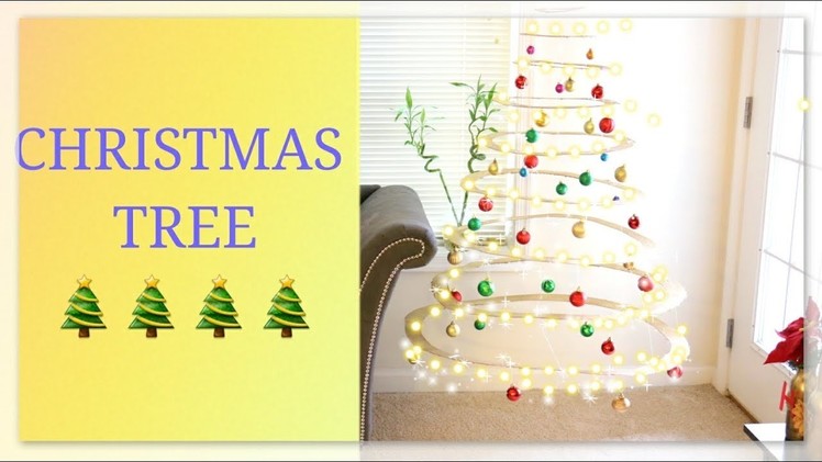 Cardboard Christmas Tree DIY || Floating Christmas tree