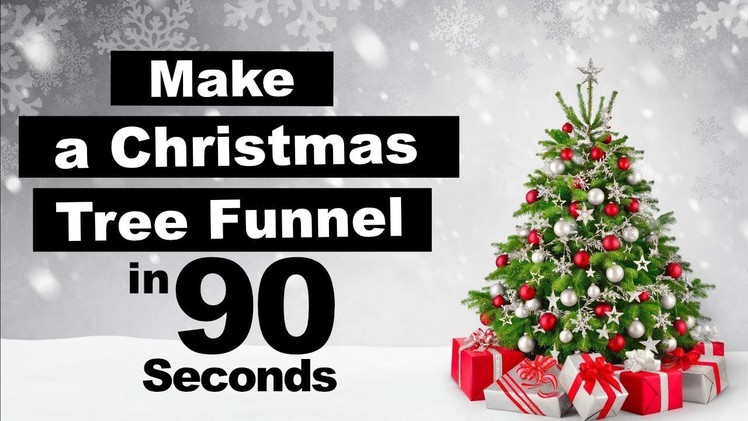 Chirstmas Tree Ideas: Make a Watering Funnel - Quick and Easy DIY in 90 Seconds