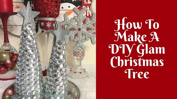 Christmas Crafts: DIY Glam Christmas Trees