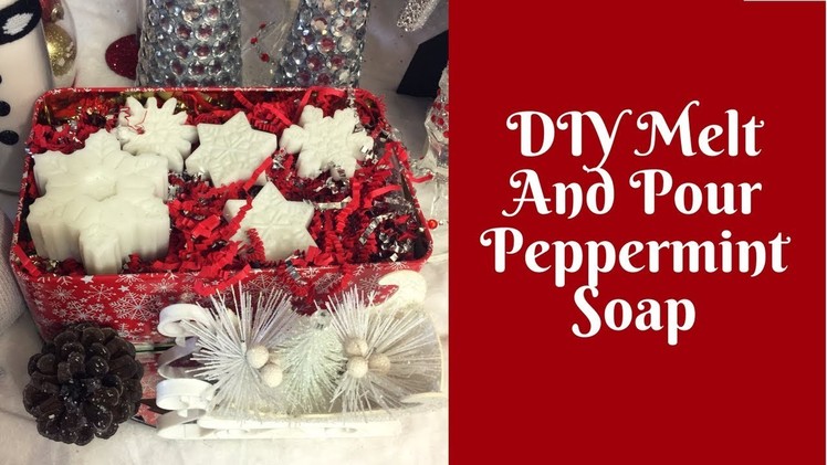 Christmas Crafts: DIY Peppermint Soap
