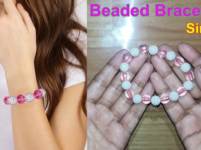 DIY Beaded Bracelet | How To Make Bracelets With Beads And Rubber Bands | DIY Easy Crafts