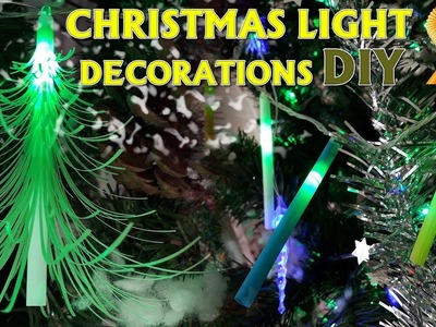 DIY Christmas light decorations - DIY christmas decorations made of straw