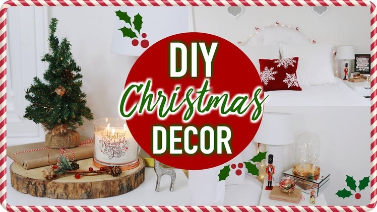 DIY Christmas Room Decor! Cheap & Easy Ways To Decorate Your Room!
