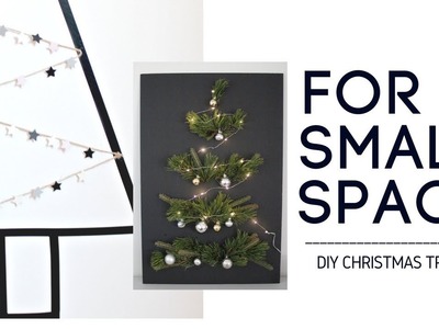DIY CHRISTMAS TREE - DECOR FOR SMALL SPACES!