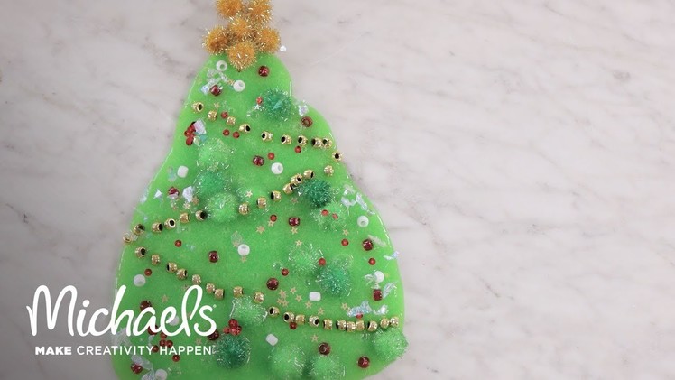 DIY Christmas Tree Slime! | Michaels