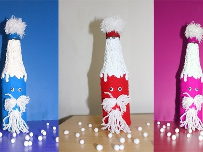 Bottles Diy Santa Claus Christmas Plastic Bottle Diy Santa