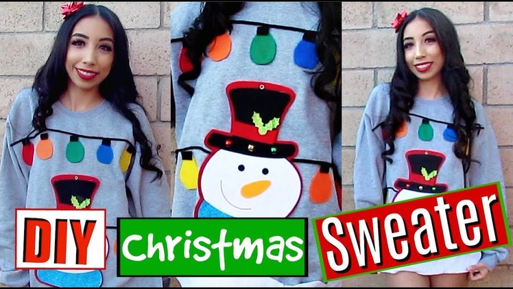 DIY: Cute Christmas Sweater!! Under $10