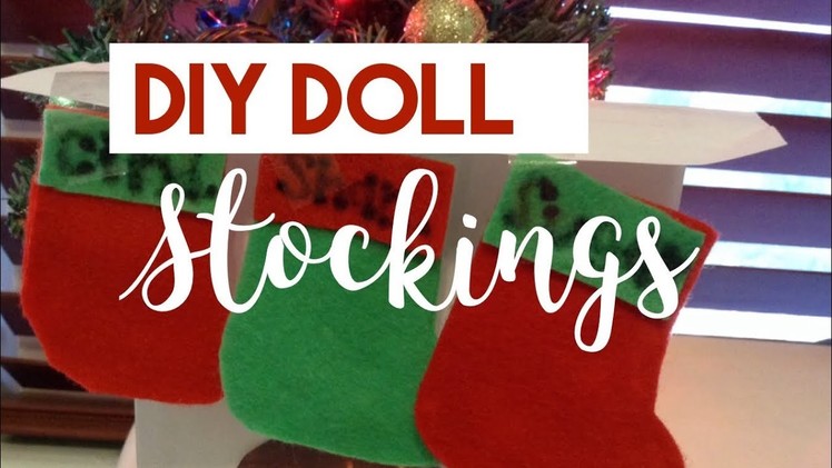 DIY Doll Stockings
