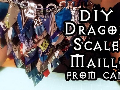 DIY Dragon Scale Maille from Soda Cans