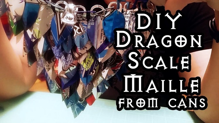 DIY Dragon Scale Maille from Soda Cans