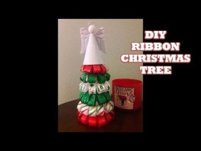 DIY Easy Ribbon Christmas Tree Home Decor or Gift