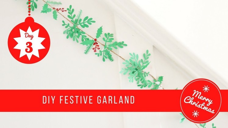 DIY Festive garland | EMMA JEWELL CRAFTS