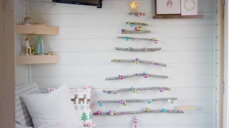 DIY Flat Wood Tree