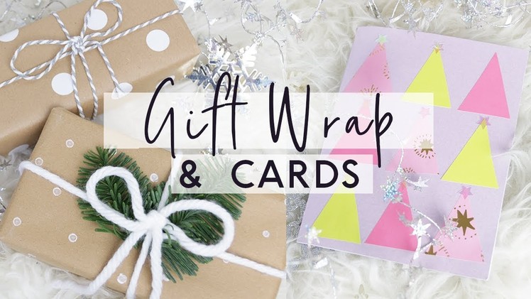 DIY Gift Wrap Hacks and DIY Christmas Cards ???? Budget Friendly Gift Wrapping Ideas